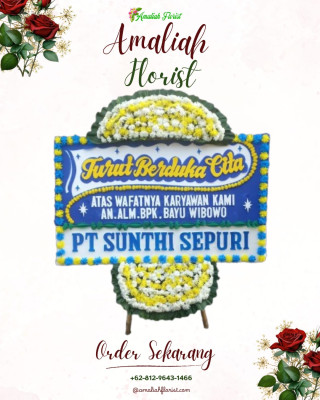 Papan Bunga Duka di Portibi