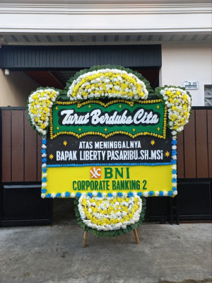 Papan Bunga Duka di Portibi