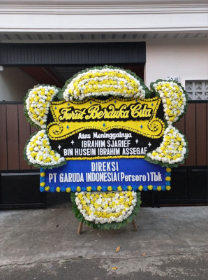 Papan Bunga Duka di Portibi