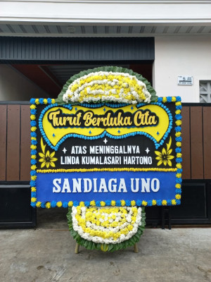 Papan Bunga Duka di Portibi