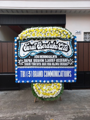 Papan Bunga Duka di Portibi